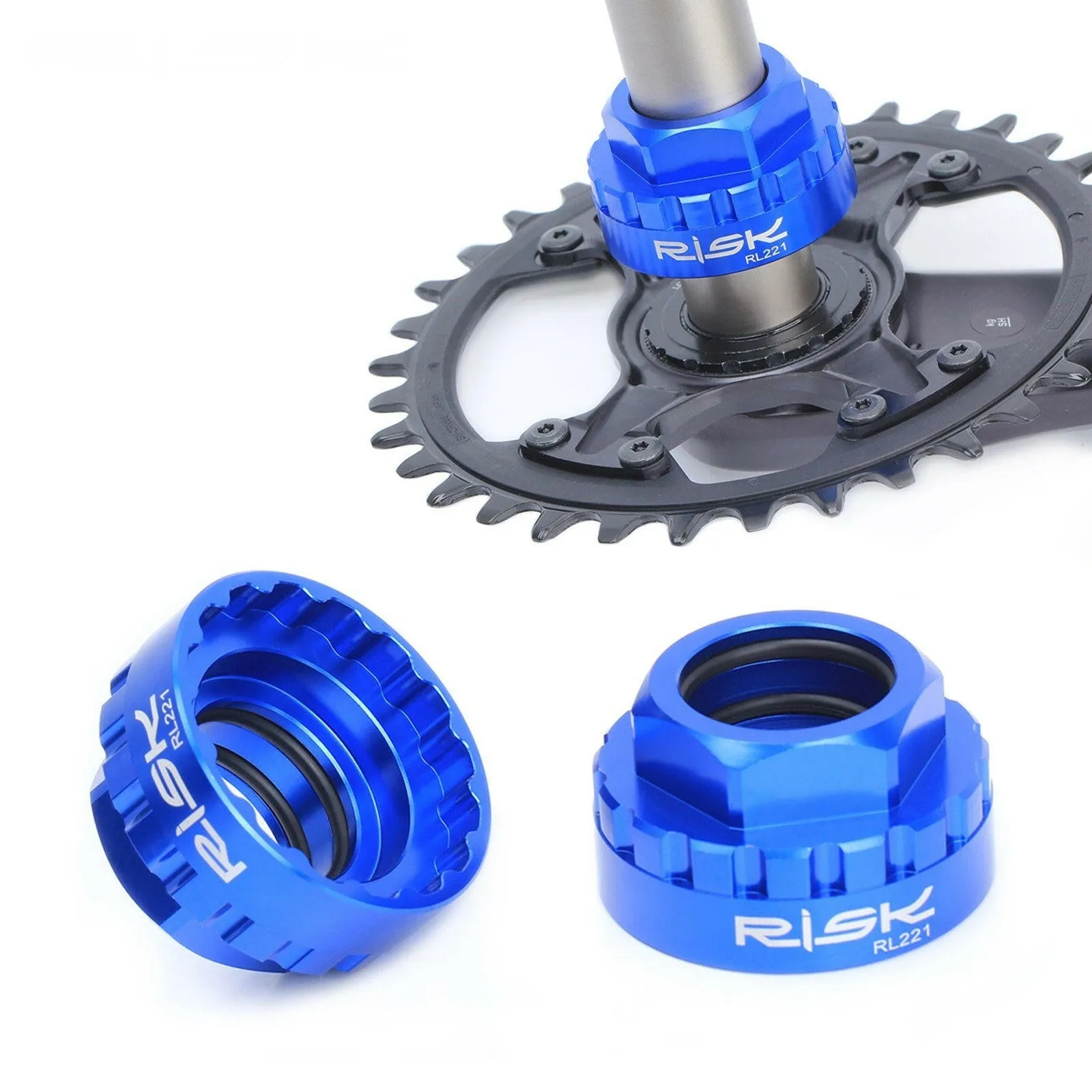 12S Chainring Mounting Tool Aluminum Alloy Mountain Bike Removal Installation Tool for M7100/M8100/M9100