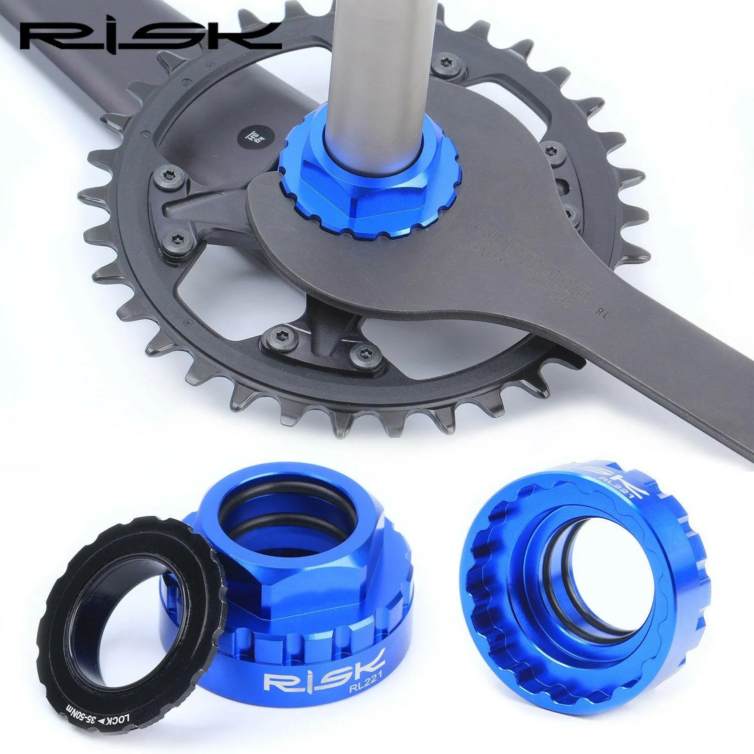 12S Chainring Mounting Tool Aluminum Alloy Mountain Bike Removal Installation Tool for M7100/M8100/M9100