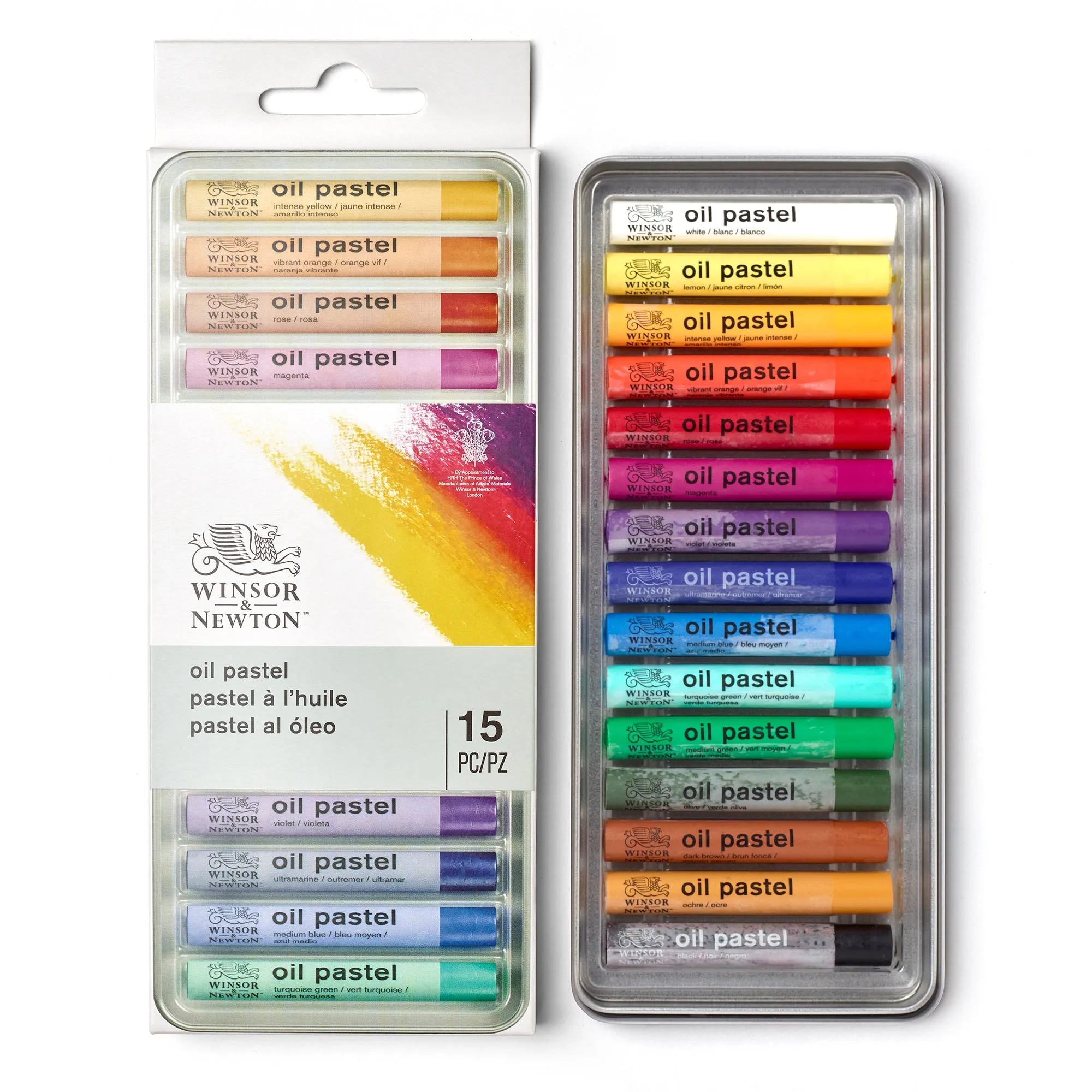 15-Pack Oil Pastels