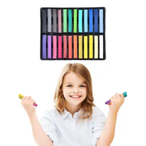 24-Piece Soft Pastels Set - Multi Color Chalk Drawing Pastels For Art Painting