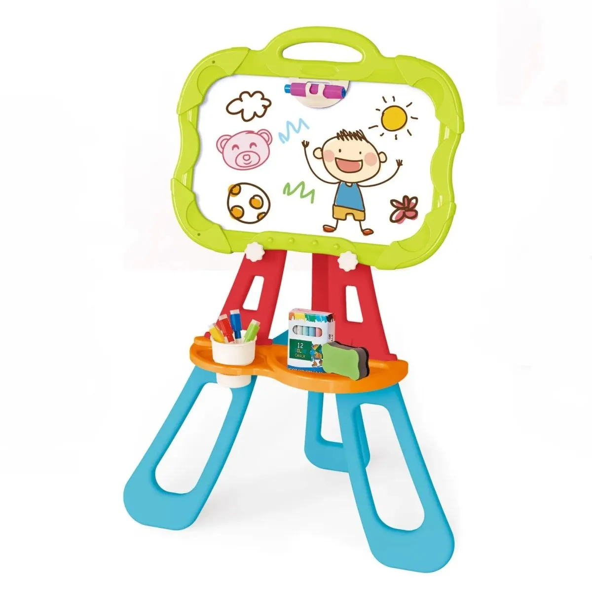3 in 1 Learning Board With Stand | 32 Pcs