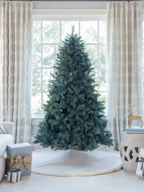 7' Tribeca Spruce Blue Tree with Warm White LED Lights - OPEN BOX - FINAL SALE
