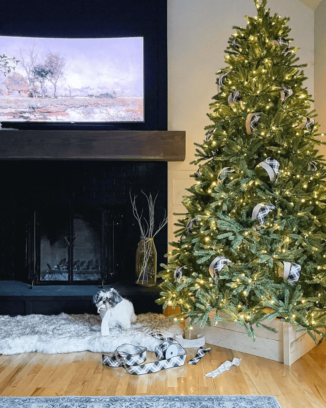 9' Yorkshire Fir Artificial Christmas Tree Unlit