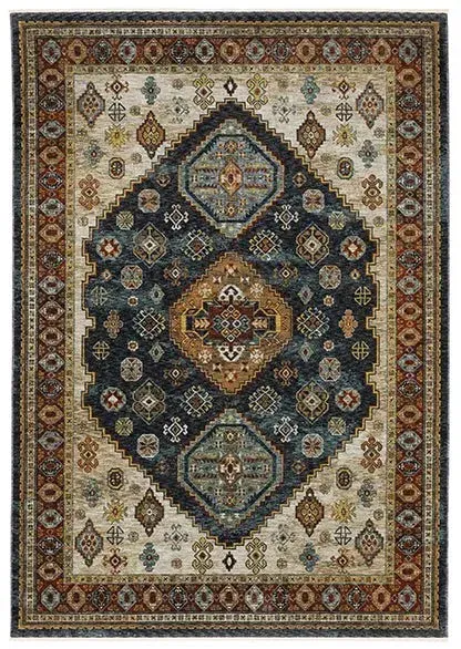 Aberdeen 5W BlueTaupe Rug