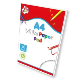 Anker Act A4 Blank Paper Drawing Pad - 50 Sheets