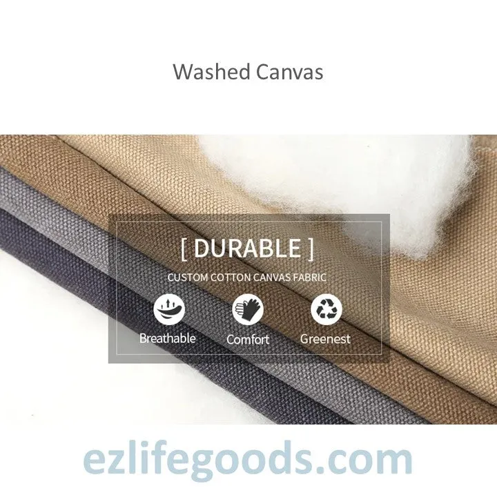 Anti-Theft Canvas Duffle Bag| Zipper Weekend Bag| Fitness Handbag| Shoulder Bag with Many Pockets