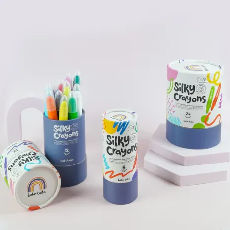 BebeBata-Silky Washable Crayons (24 Colors)