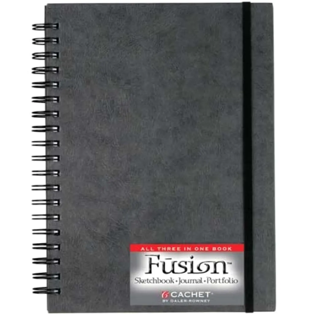 Cachet Fusion Sketch Journal Folio  Black