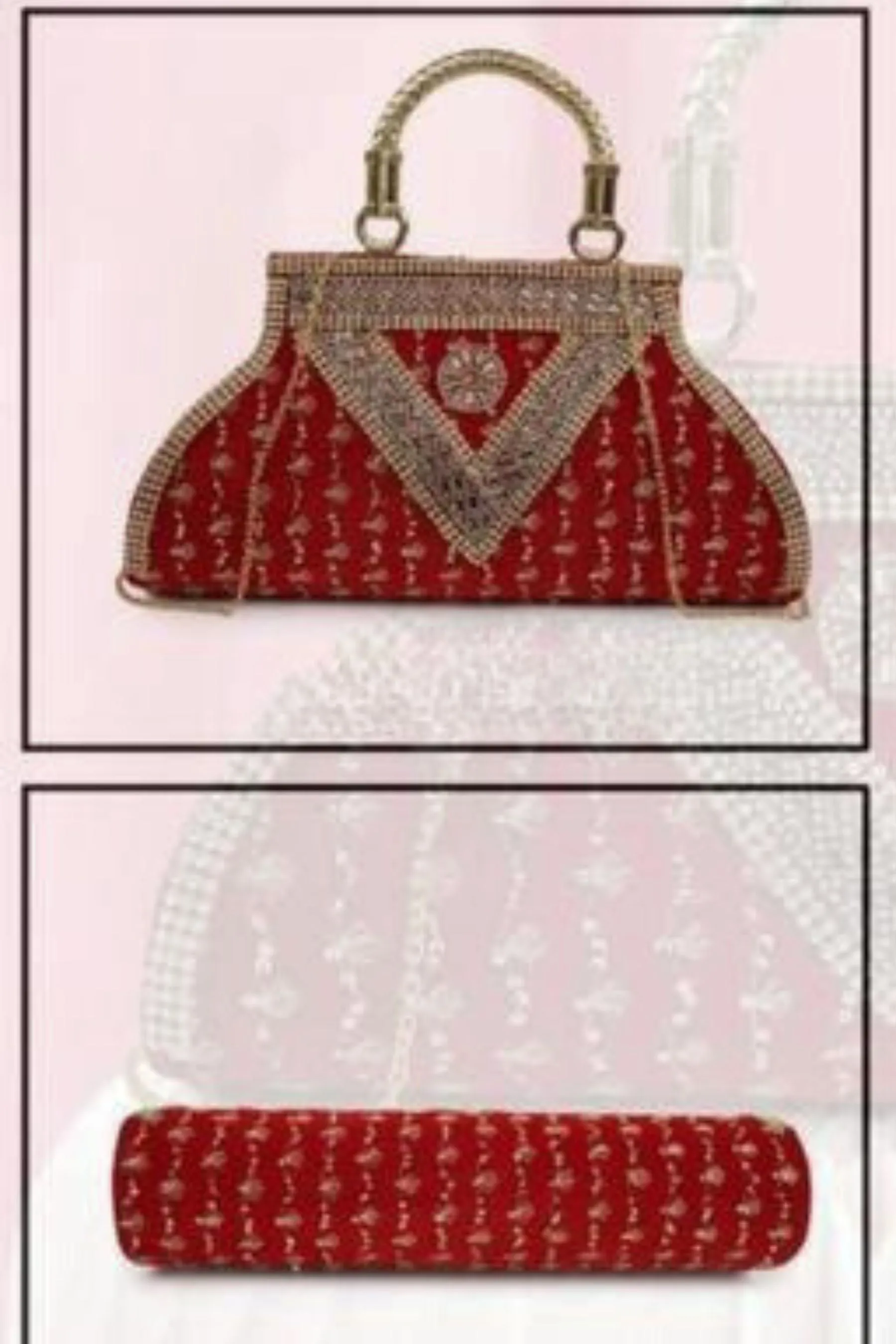 Chic Embellished Modern Women's Clutch - JCS Fashions All-Season Accessory