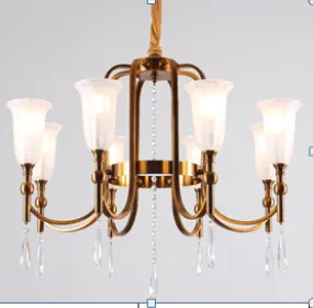 Classic Chrome Drawing Room Crystal Chandelier (D33143-8)