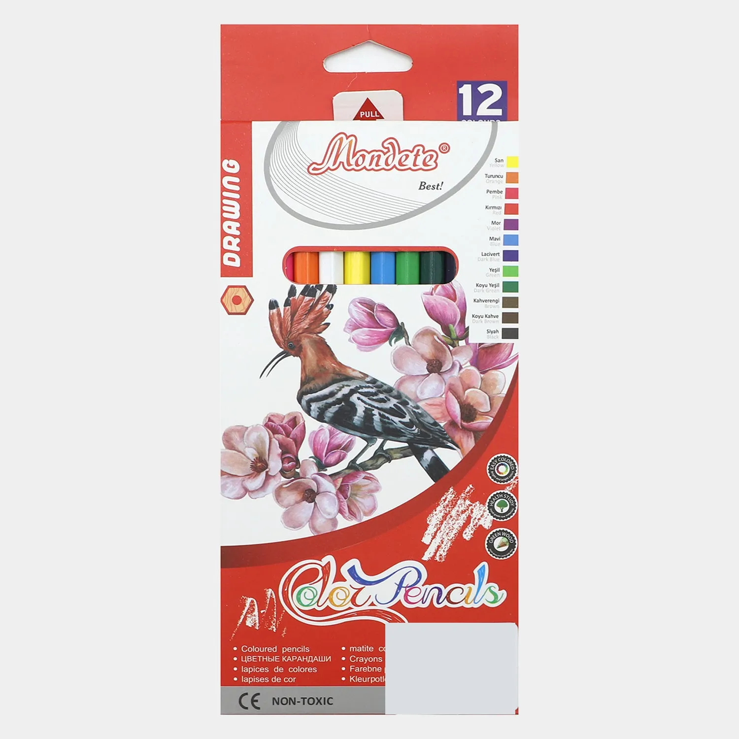 Color Pencil Mondete 12 Color