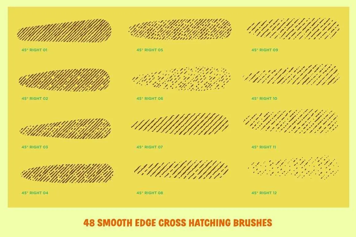 Cross-Country Crosshatchers for Procreate