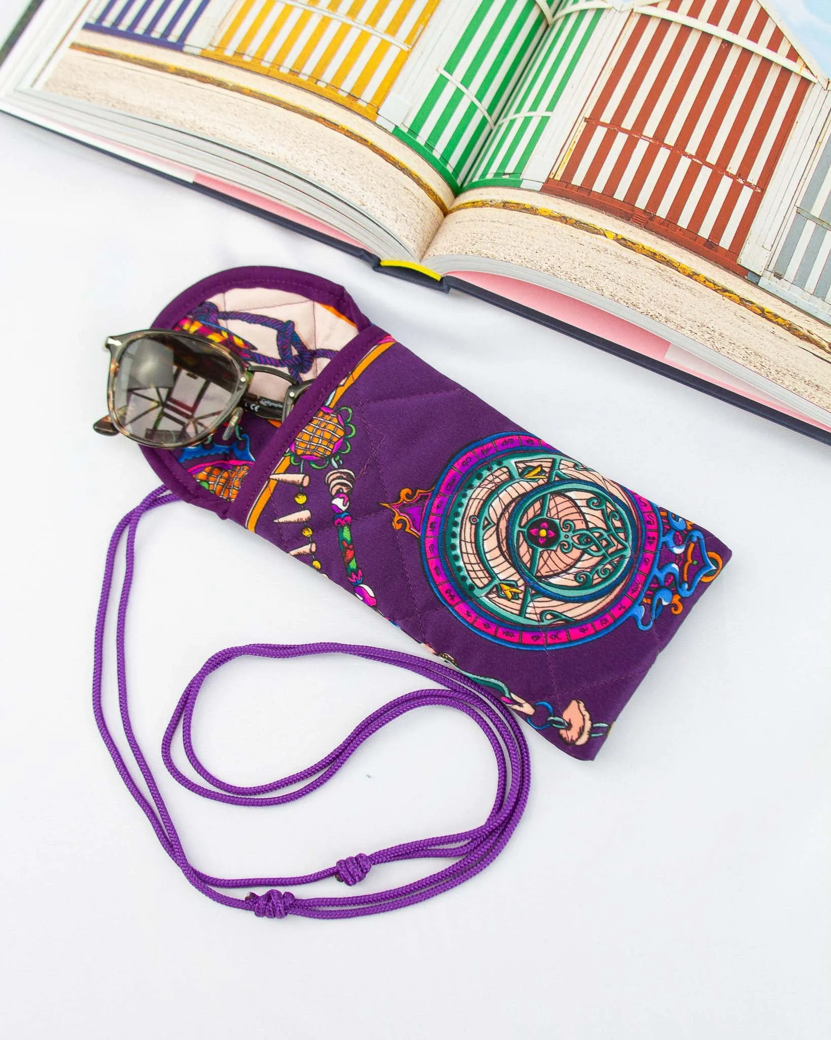 Darcy Glasses Case in Purple