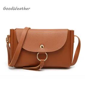 Designer small brown clutch bag PU leather purse ladies retro woman handbag vintage shoulder bags crossbody 4 colors