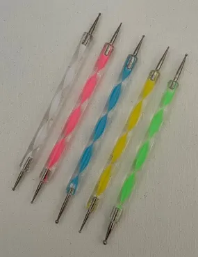 Double Ended Dotting Tool 5PC Swirl