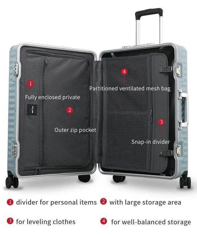 Echolac Celestra 20" Cabin Luggage Trolley Slate Blue - PC183E Slate Blue 20