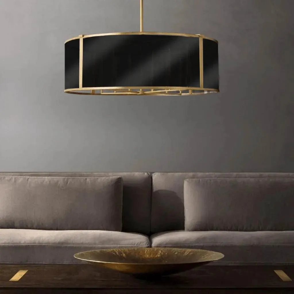 Gleam of Silence Matt Gold Pendant Light (0923)