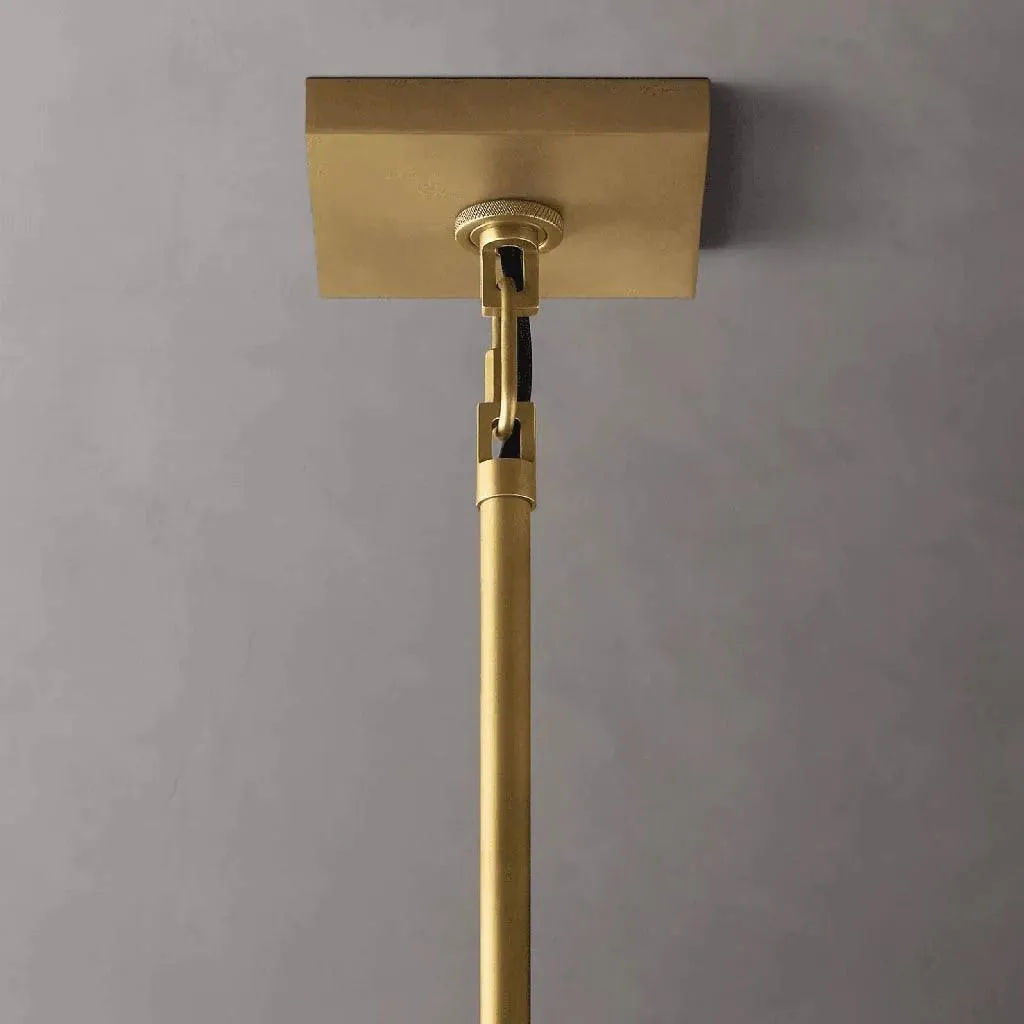 Gleam of Silence Matt Gold Pendant Light (0923)