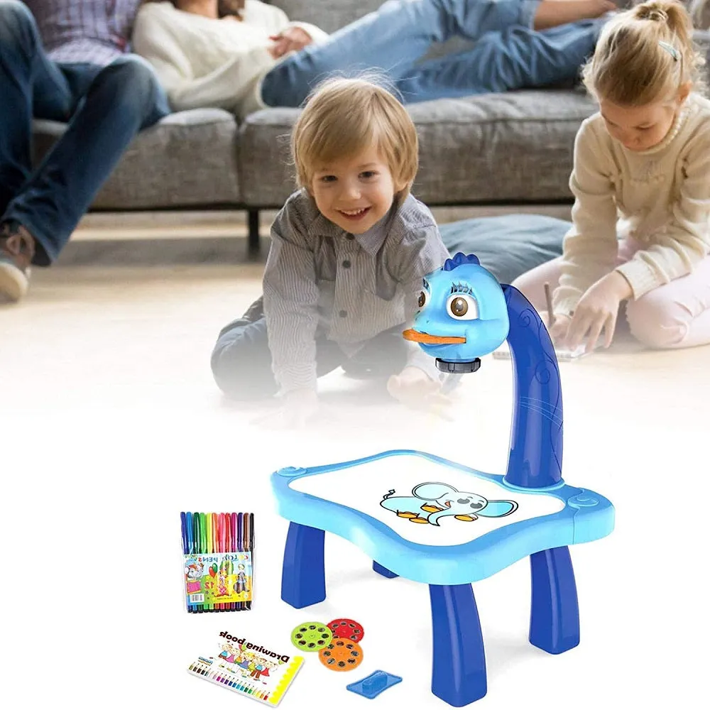 Kids LED Drawing Projector Table Trace and Draw Painting Machine Toy