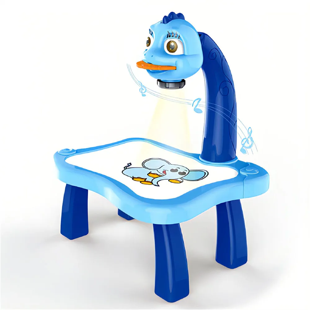 Kids LED Drawing Projector Table Trace and Draw Painting Machine Toy