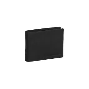 Leather Wallet Black Walid