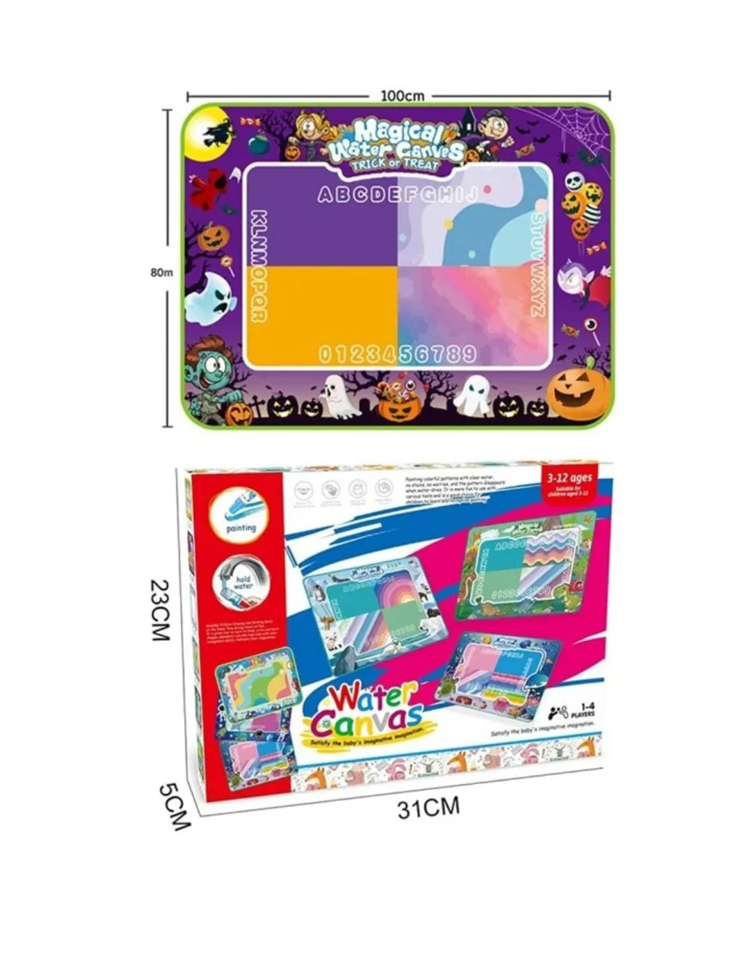 Magical Aqua Doodle Canvas Washable Drawing Mat - 682