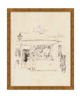 Market Place Etching Sketch
