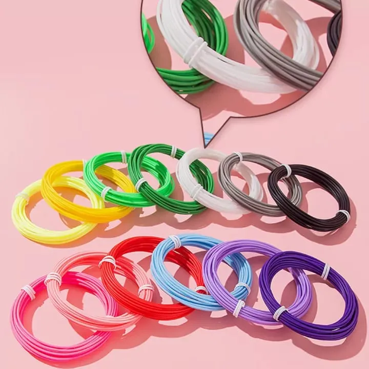 Multicolour Refill for 3D Drawing Pen - 10 Pieces