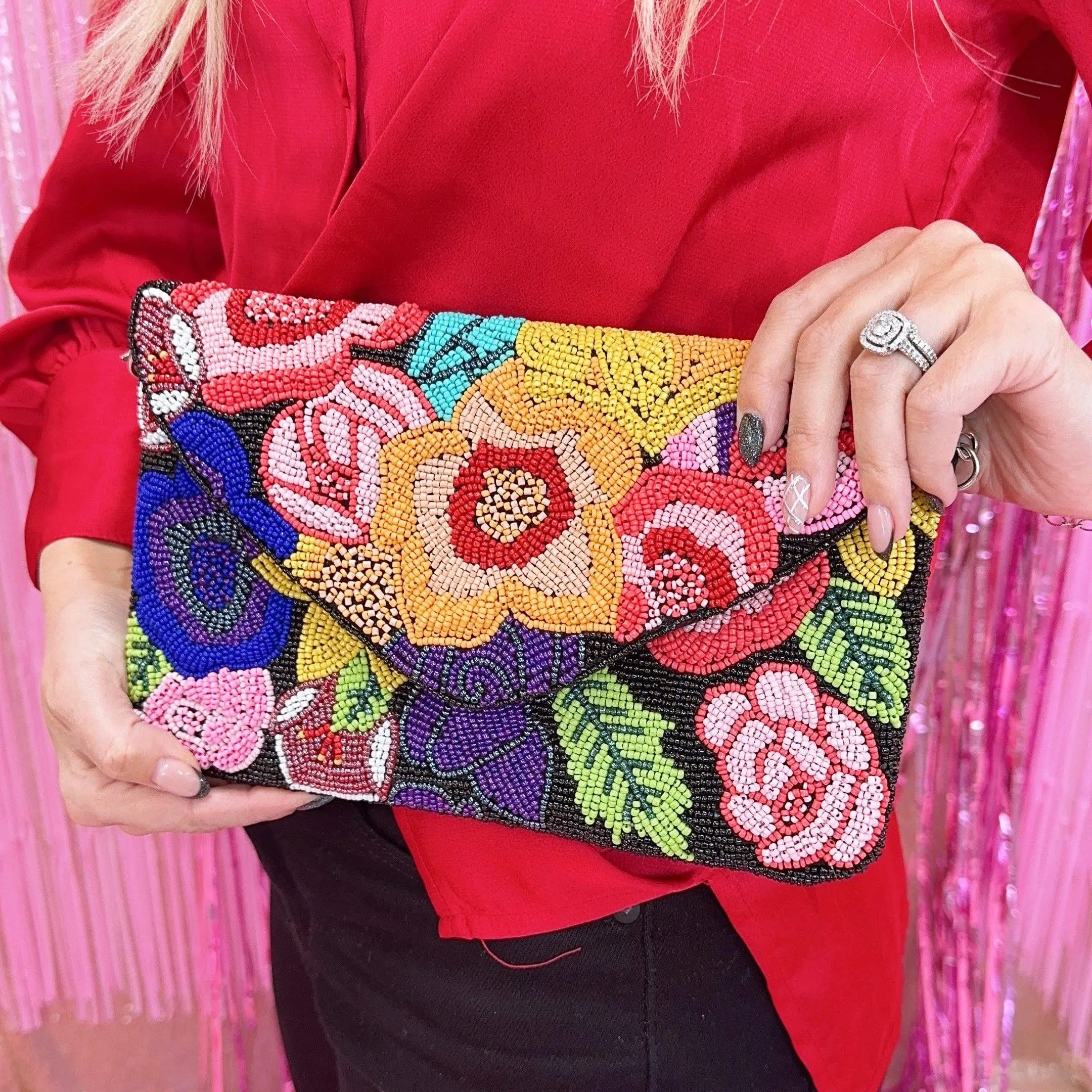 Oaxaca Beaded Clutch
