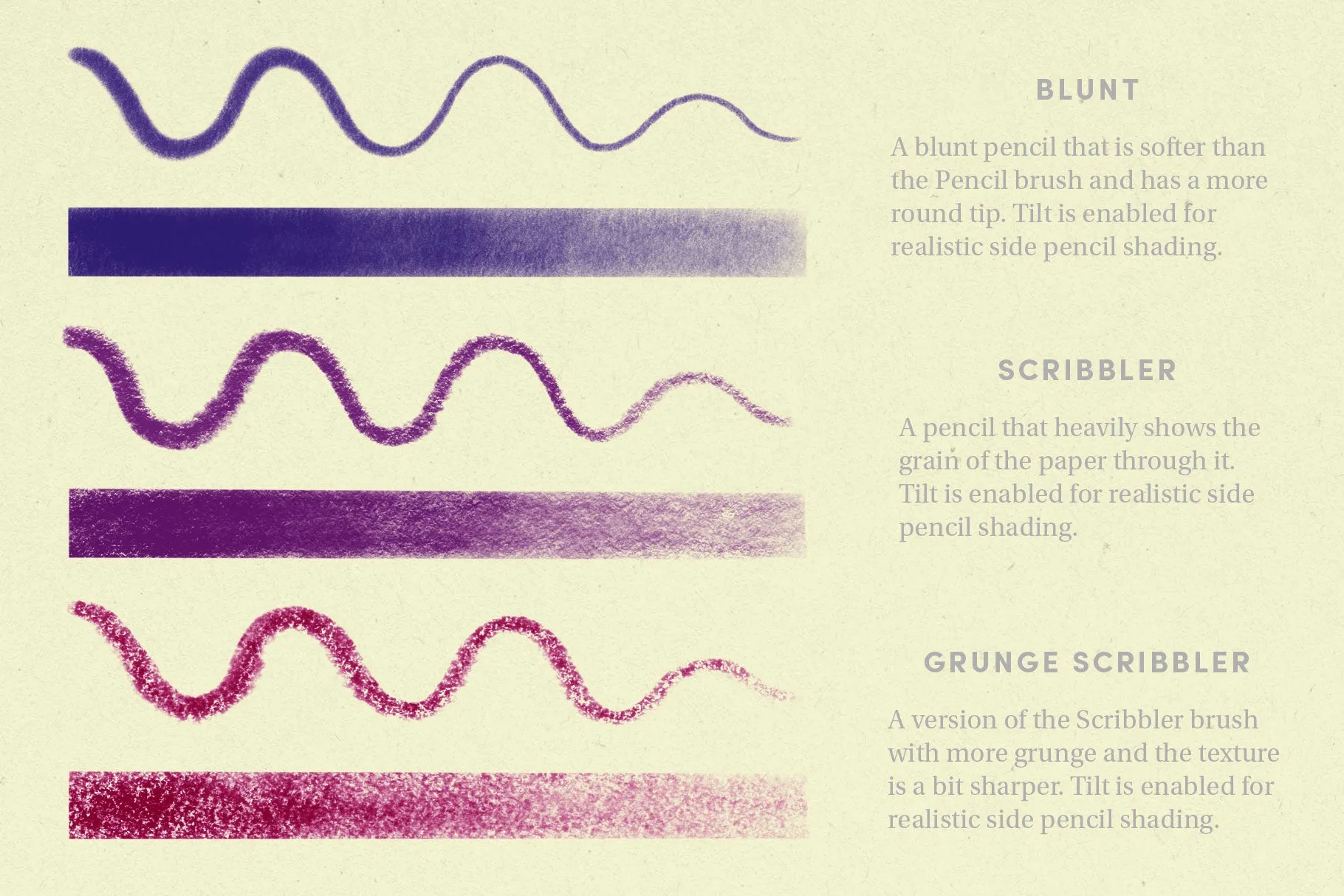 Pencil Pack – Procreate Brushes