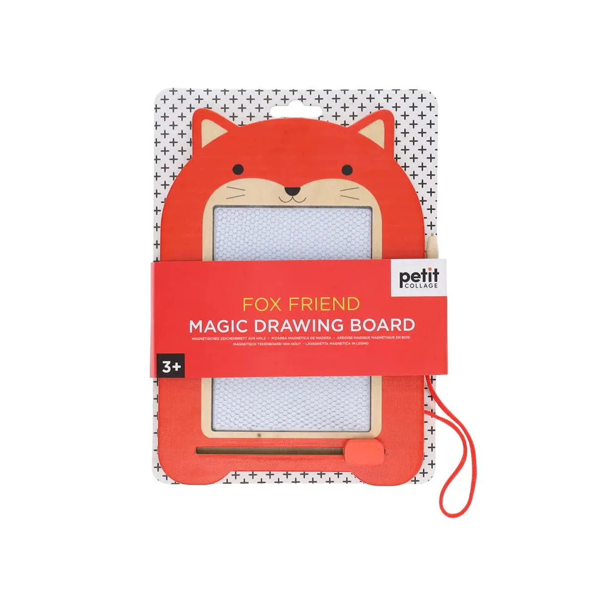 Petit Collage fox friend magic drawing board