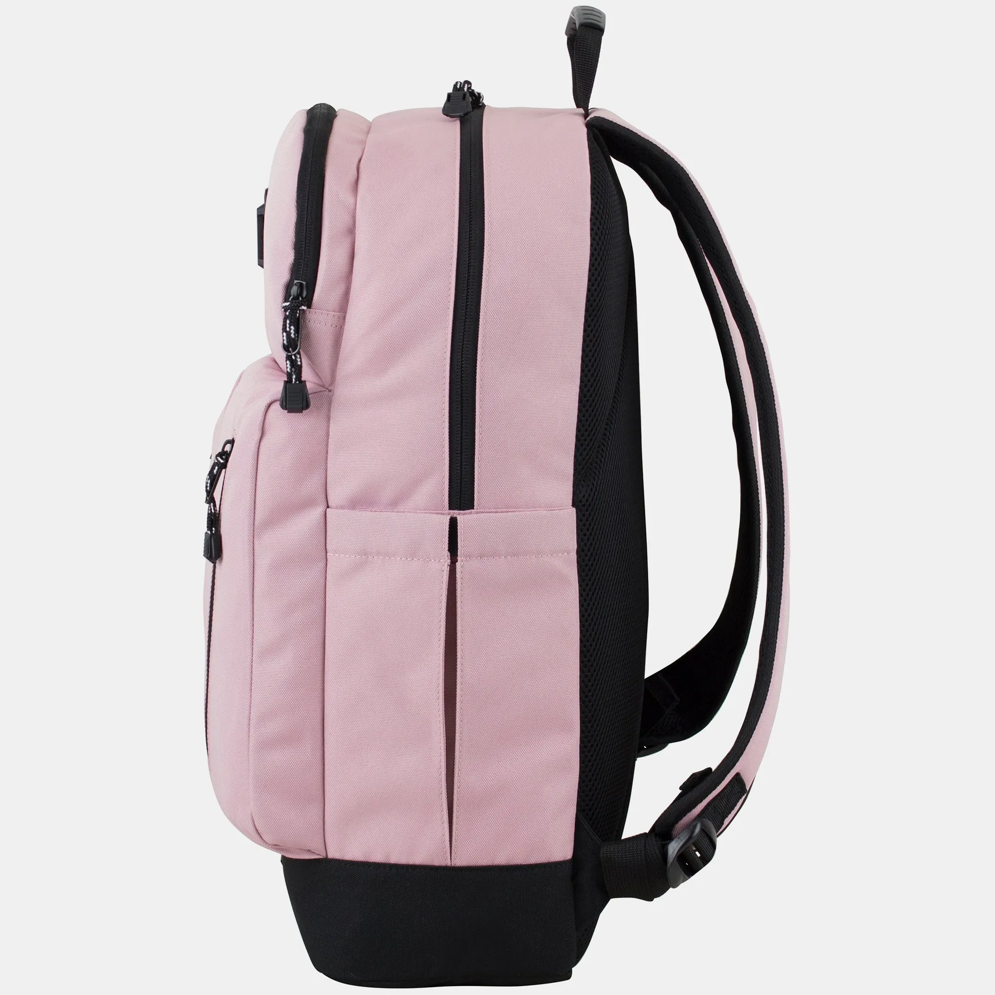Pink Ice Laptop Backpack Travel Recycled Polyester Large Capacity Water Resistant Bag - Optional Accessories