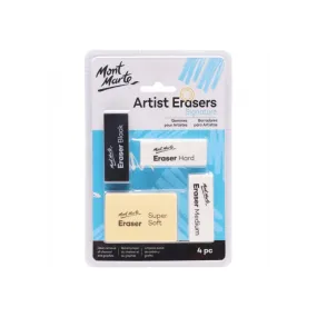Signature Artist Erasers 4pc