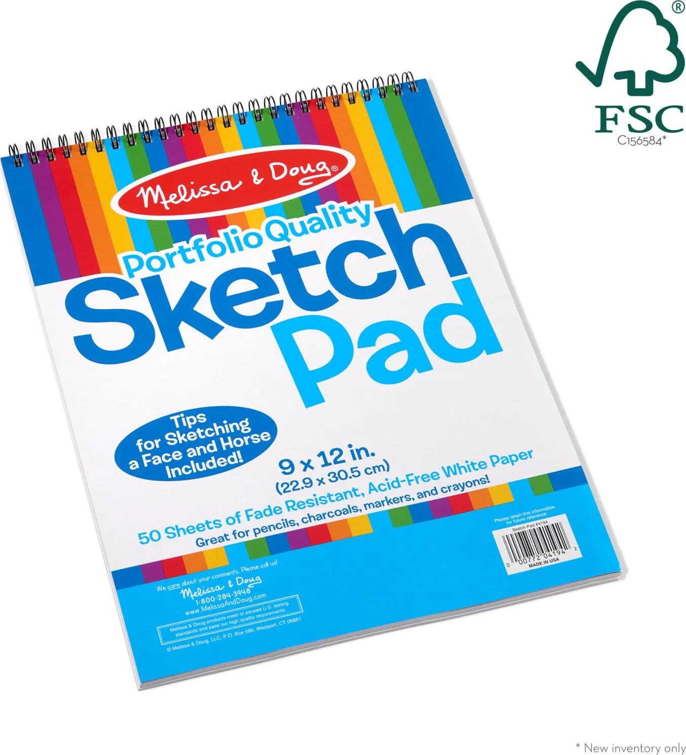 Sketch Pad  (9" x 12")