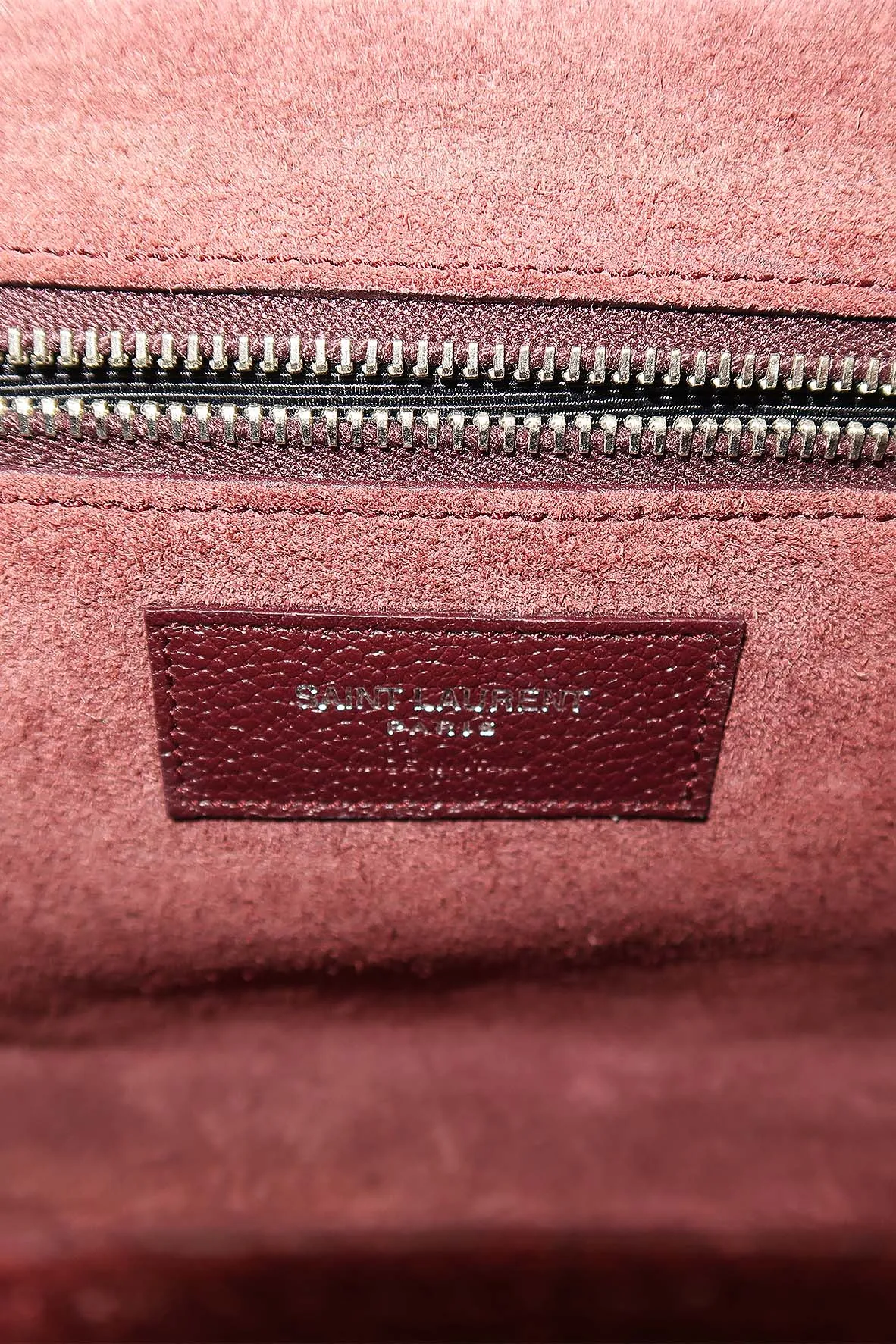 Small Cabas Rive Gauche Bag Amaranto
