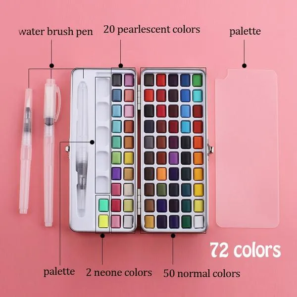 Solid Watercolor Pigment Set