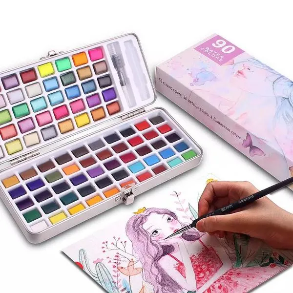 Solid Watercolor Pigment Set