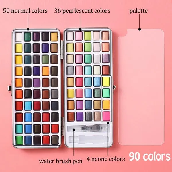 Solid Watercolor Pigment Set
