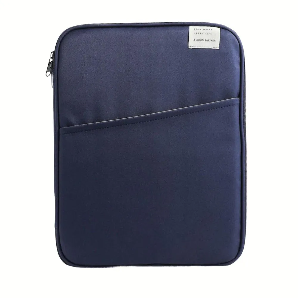 StitchesandTweed Navy Blue Laptop Sleeve