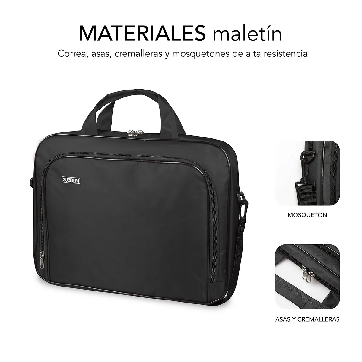 Subblim Oxford Laptop Bag 15,4-16" Black Sub-Lb-1Olb050